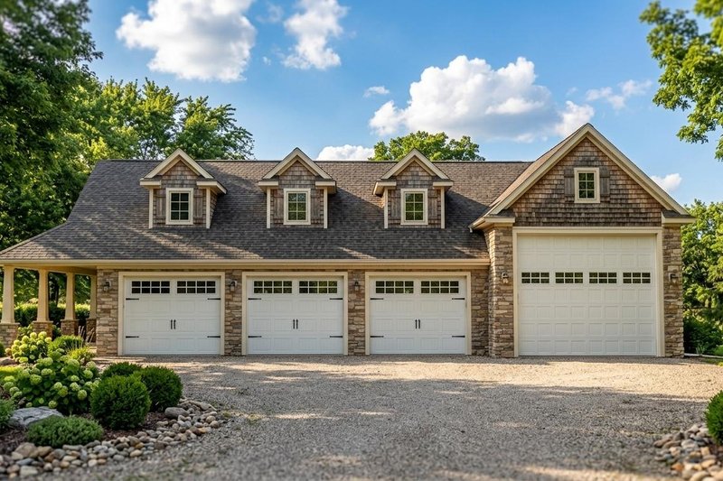 Dream House Plan - Exterior - Front Elevation 2 for Craftsman House Plan #1064-146, 0 bath