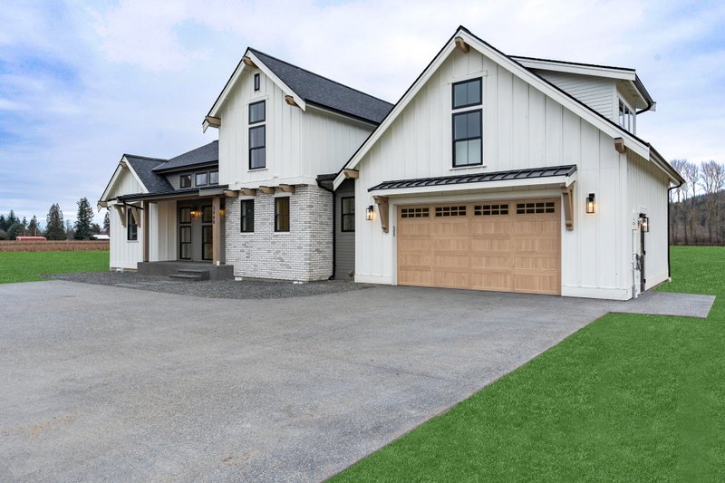 Architectural House Design - Exterior - Other Elevation 1 for Country House Plan #1070-33 - 3 bed, 2.5 bath
