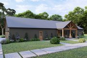 Barndominium Style House Plan - 5 Beds 2.5 Baths 2240 Sq/Ft Plan #1117-6 Exterior 