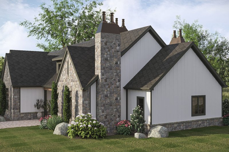 Home Plan - Exterior - Other Elevation for Cottage House Plan #455-799 - 4 bed, 4 bath