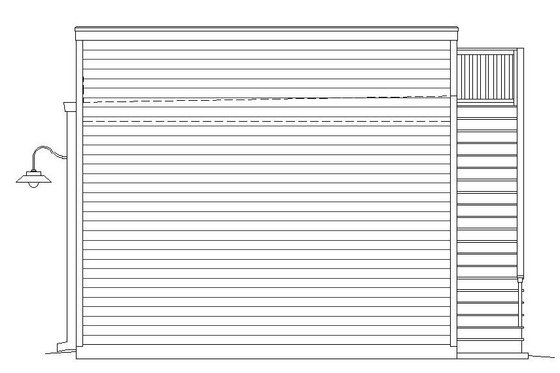 Exterior - Other Elevation 1 for Contemporary House Plan #932-231, 0 bath