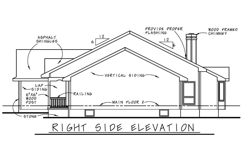 Dream House Plan - Exterior - Front Elevation 3 for Traditional House Plan #20-619 - 3 bed, 2 bath