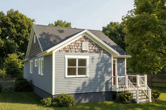 Exterior - Other Elevation for Bungalow House Plan #79-307 - 2 bed, 2 bath