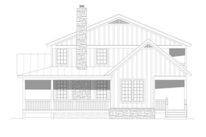 Exterior - Other Elevation 1 for Cabin House Plan #932-44 - 4 bed, 2.5 bath
