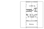 Cottage Style House Plan - 3 Beds 1 Baths 1312 Sq/Ft Plan #57-479 