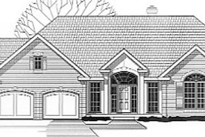 Traditional Exterior - Front Elevation Plan #67-382