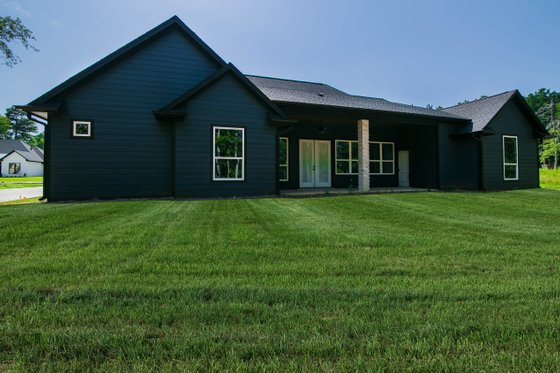 Exterior - Rear Elevation for Country House Plan #20-130 - 3 bed, 3 bath