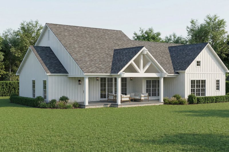 House Blueprint - Exterior - Other Elevation 4 for Farmhouse House Plan #923-469 - 3 bed, 3 bath