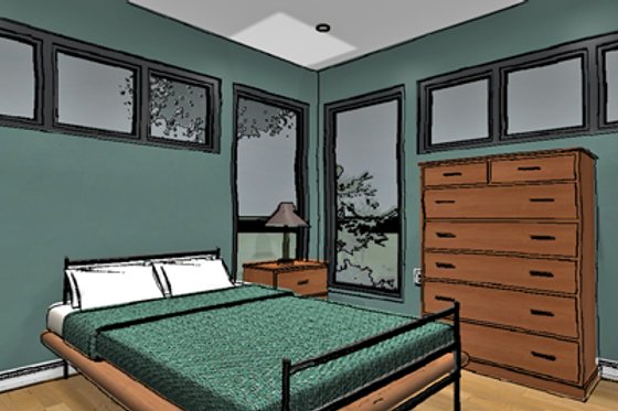 Photo 11 for Modern House Plan #480-1 - 4 bed, 2 bath