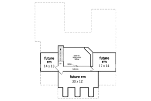 Floor Plan - Other Floor for Country House Plan #45-147 - 3 bed, 2.5 bath