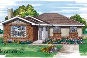 Ranch Style House Plan - 3 Beds 2 Baths 1393 Sq/Ft Plan #47-525 