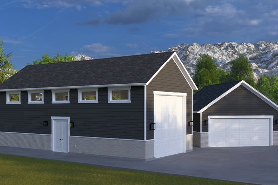 Exterior - Front Elevation 4 for Traditional House Plan #1060-353, 0 bath