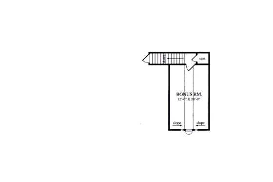 Floor Plan - Other Floor for Country House Plan #42-392 - 3 bed, 2 bath