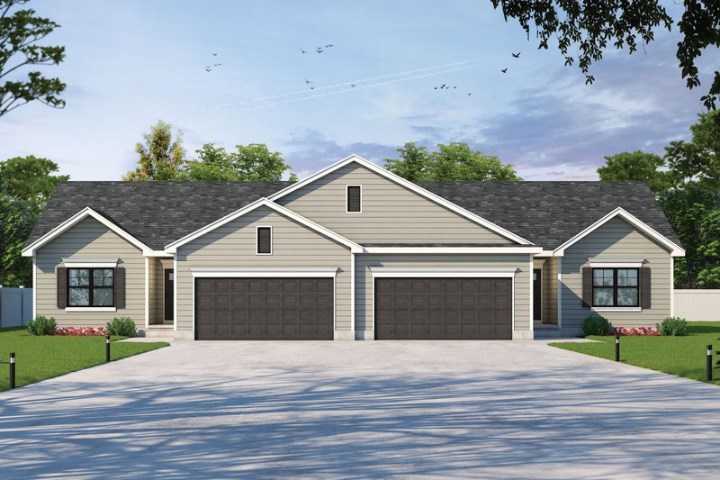 Traditional Style House Plan - 3 Beds 2 Baths 2352 Sq/Ft Plan #20-2500