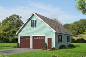 Country Exterior - Front Elevation Plan #932-130