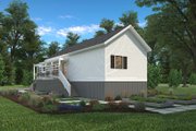 Cottage Style House Plan - 2 Beds 2 Baths 891 Sq/Ft Plan #497-23 