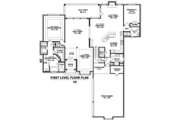 European Style House Plan - 3 Beds 3 Baths 3277 Sq/Ft Plan #81-1240 