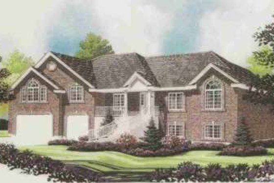 Exterior - Front Elevation for Traditional House Plan #308-153 - 6 bed, 3.5 bath