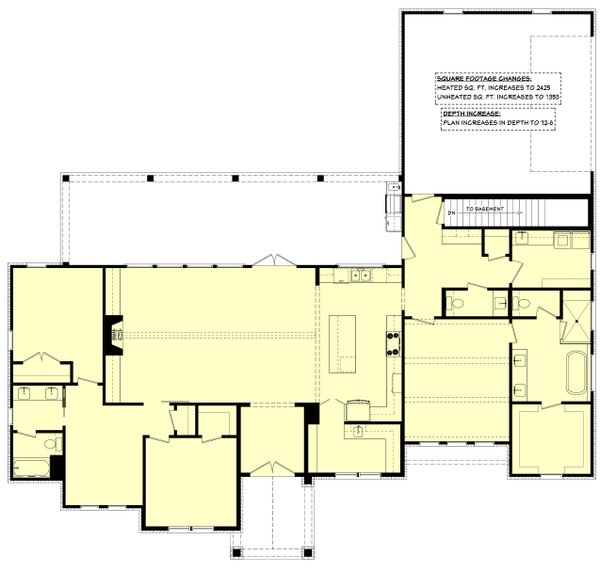 Farmhouse Floor Plan - Other Floor Plan #430-402