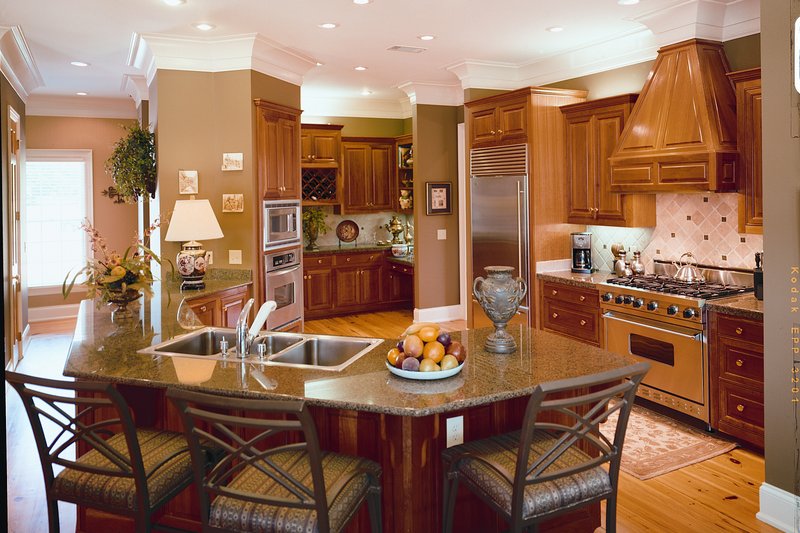 Architectural House Design - Interior - Kitchen 2 for Classical House Plan #45-626 - 4 bed, 4.5 bath