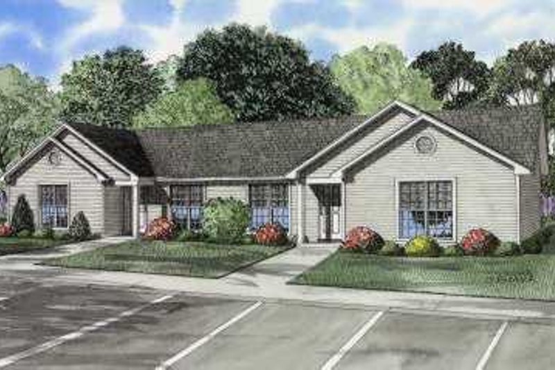 Dream House Plan - Ranch Exterior - Front Elevation Plan #17-616