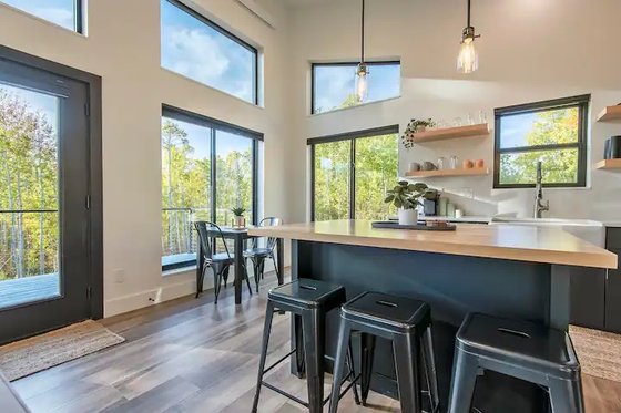 Photo 6 for Contemporary House Plan #932-216 - 1 bed, 2 bath