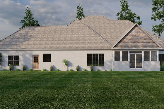 Exterior - Rear Elevation 2 for Craftsman House Plan #923-314 - 3 bed, 2.5 bath