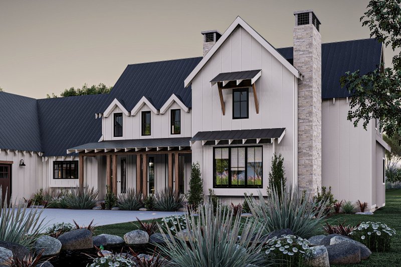 Home Plan - Exterior - Other Elevation for Farmhouse House Plan #455-207 - 4 bed, 3.5 bath