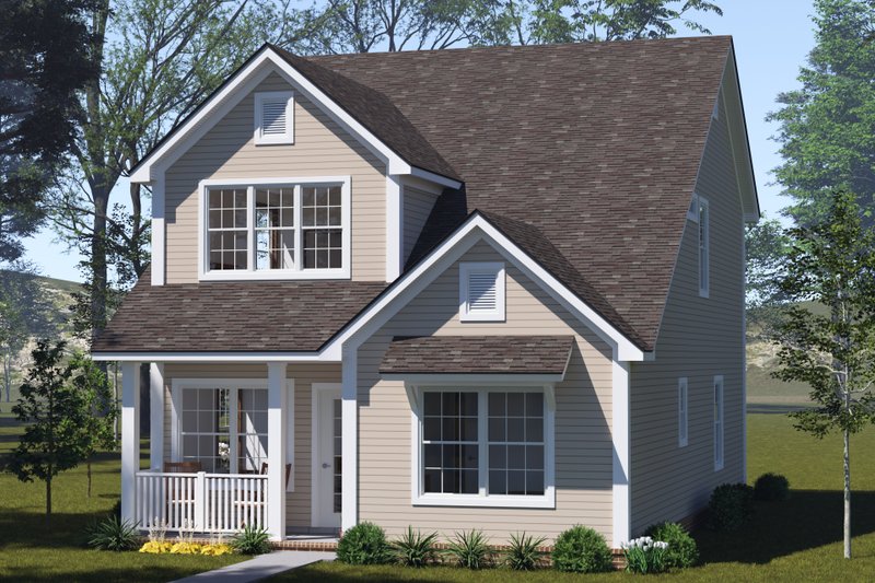 Architectural House Design - Exterior - Other Elevation for Cottage House Plan #513-2348 - 4 bed, 3.5 bath