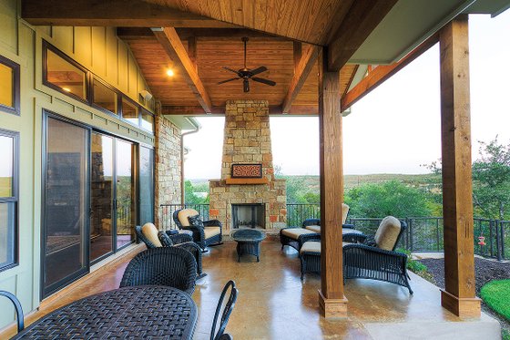 Exterior - Outdoor Living for Ranch House Plan #935-6 - 4 bed, 3.5 bath