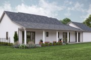 Colonial Style House Plan - 3 Beds 2 Baths 1874 Sq/Ft Plan #455-491 