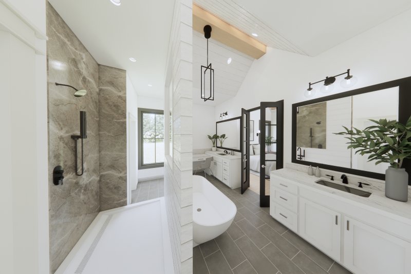 Dream House Plan - Interior - Master Bathroom for Farmhouse House Plan #1074-84 - 4 bed, 3.5 bath