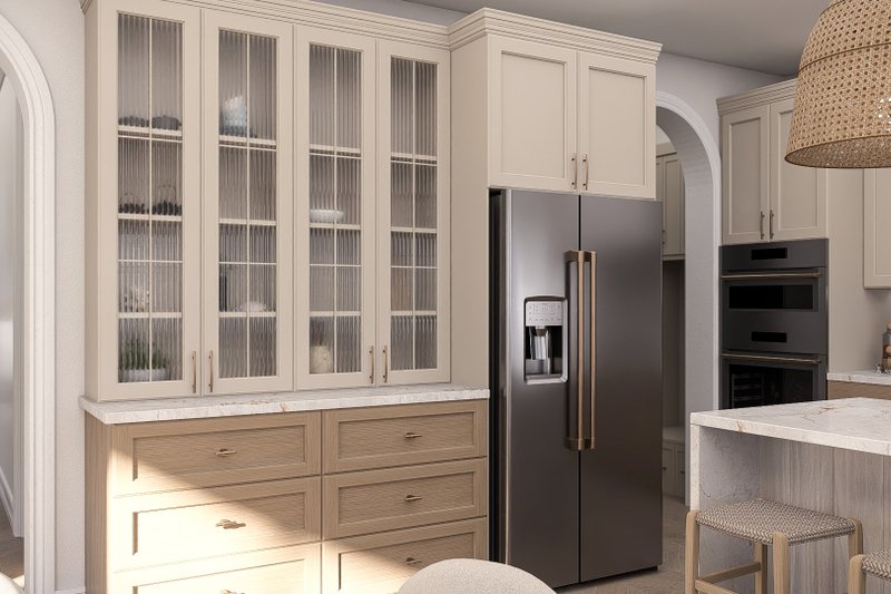 House Blueprint - Interior - Kitchen for Beach House Plan #455-755 - 3 bed, 2.5 bath