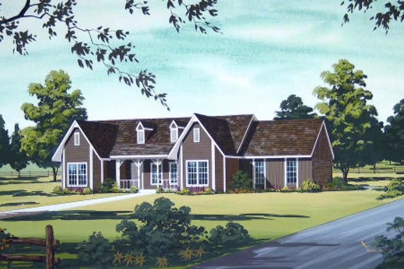 Home Plan - Exterior - Other Elevation for Country House Plan #45-326 - 3 bed, 2 bath