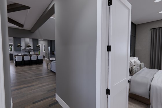 Interior - Bedroom 5 for Farmhouse House Plan #51-1247 - 4 bed, 5 bath