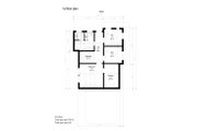 Modern Style House Plan - 3 Beds 1 Baths 2060 Sq/Ft Plan #549-13 