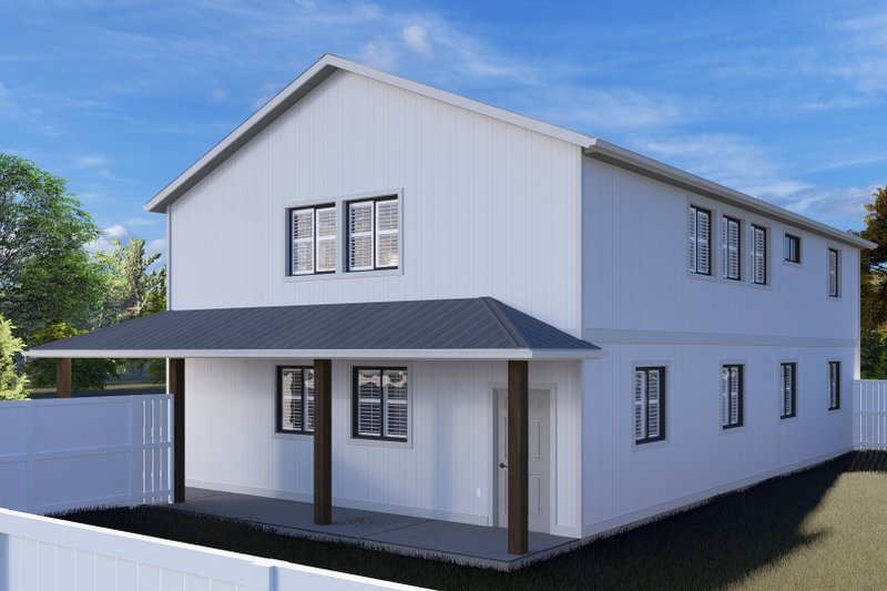 House Design - Exterior - Other Elevation for Barndominium House Plan #1060-243 - 2 bed, 2 bath