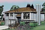 Traditional Style House Plan - 3 Beds 3 Baths 1143 Sq/Ft Plan #87-501 