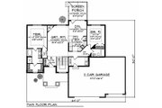 Craftsman Style House Plan - 2 Beds 2 Baths 1428 Sq/Ft Plan #70-927 