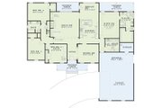 Southern Style House Plan - 4 Beds 2 Baths 2502 Sq/Ft Plan #17-120 