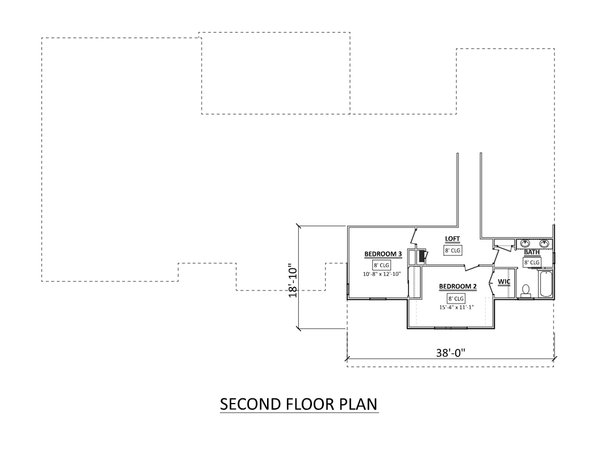 House Plan Design - Floor Plan - Upper Floor for Colonial House Plan #1089-41 - 3 bed, 3.5 bath