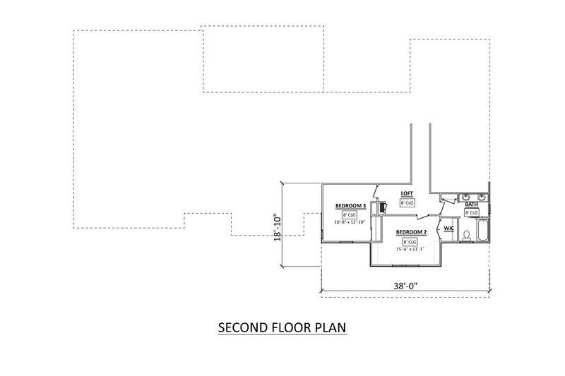 Dream House Plan - Floor Plan - Upper Floor for Colonial House Plan #1089-41 - 3 bed, 3.5 bath
