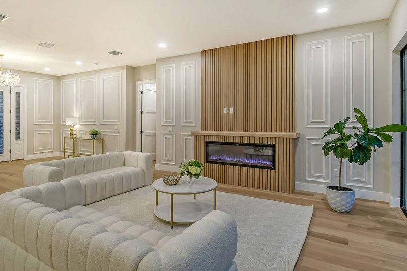 House Plan Design - Interior - Family Room for Modern House Plan #928-366 - 5 bed, 4.5 bath