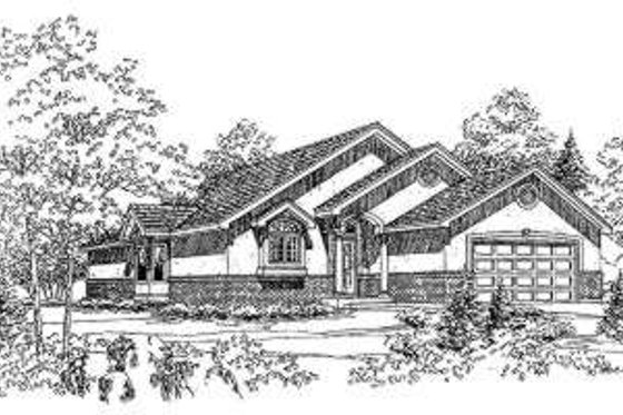 Exterior - Front Elevation for Traditional House Plan #308-105 - 6 bed, 3 bath