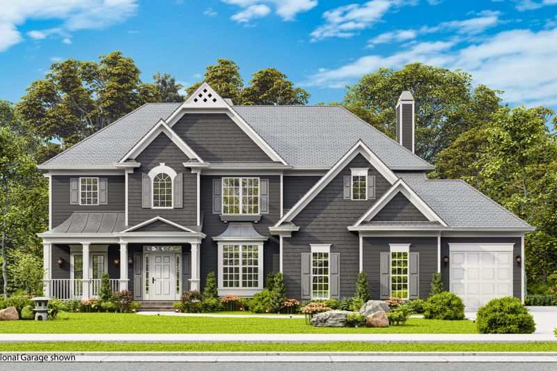 Architectural House Design - Traditional Exterior - Front Elevation Plan #54-324