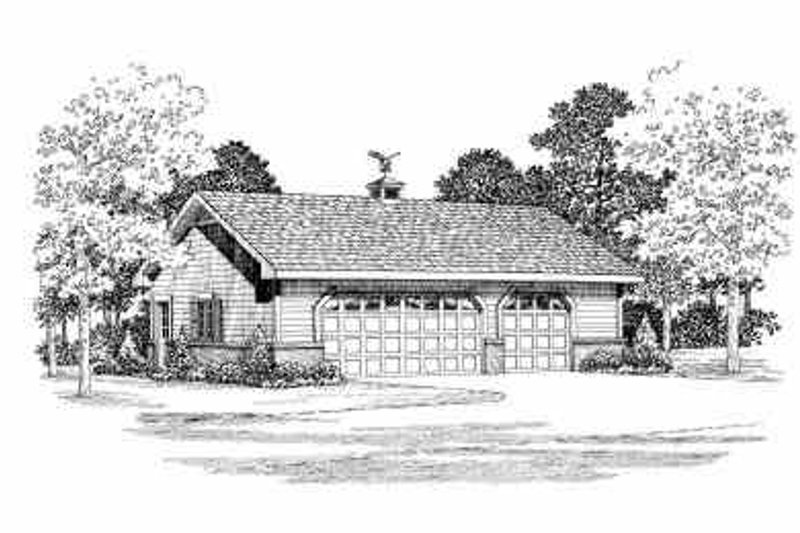 Home Plan - Traditional Exterior - Front Elevation Plan #72-254