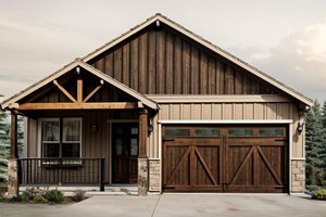 Craftsman Exterior - Front Elevation Plan #943-54
