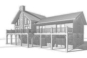 Country Style House Plan - 3 Beds 3 Baths 2588 Sq/Ft Plan #123-105 