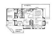 Cabin Style House Plan - 2 Beds 2 Baths 1417 Sq/Ft Plan #118-171 