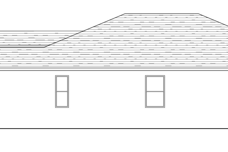Architectural House Design - Exterior - Other Elevation 1 for Traditional House Plan #1058-250 - 4 bed, 3 bath